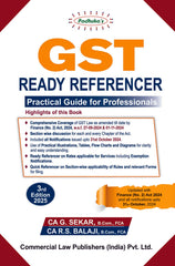 Commercial's GST Ready Referencer Practical Guide for Professional by G. Sekar & R S BALAJI