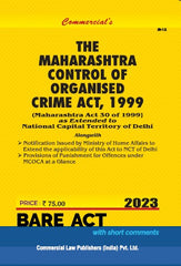 Commercial's Maharashtra Control of Organised Crime Act, 1999 Bare Act book
