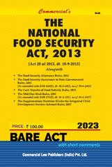 Commercial's National Food Security Act, 2013 Bare Act book