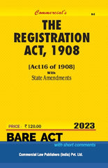 Commercial's Registration Act, 1908 Bare Act book