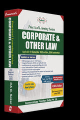 Commercial's Padhuka's (Practical Learning Series) Corporate & Other Law Book for CA Inter by CA G Sekar
