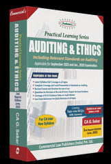 Commercial's Padhuka's (Practical Learning Series) Auditing & Ethics Book for CA Inter by CA G Sekar
