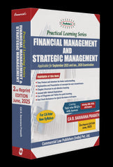 Commercial's Padhuka's (Practical Learning Series) Financial Management & Strategic Management Book for CA Inter by CA B Saravana Prasath