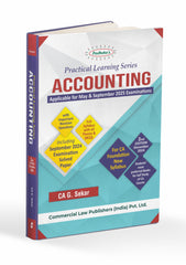Commercial's Padhuka's (Practical Learning Series) Accounting Book for CA Foundation by CA G Sekar