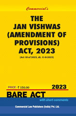 Commercial's Jan Vishwas Amendment of Provisions Act, 2023 Bare Act book