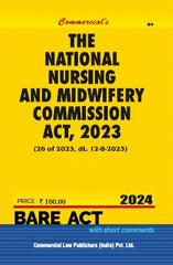 Commercial's National Nursing and Midwifery Commission Act, 2023 Bare Act book
