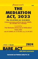 Commercial's Mediation Act, 2023 Bare Act book