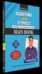 Commercial's Auditing and Ethics (Main Book) for CA Inter By CA Abhishek Bansal