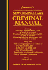Commercial's New Criminal Laws—Criminal Manual (Regular Edition) Bare Act book