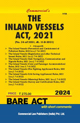 Commercial's Inland Vessels Act, 2021 alongwith Rules 2022 Bare Act book