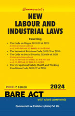 Commercial's NEW LABOUR AND INDUSTRIAL LAWS Bare Act book