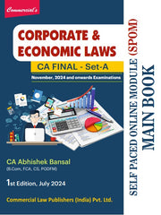 Commercial's Corporate and Economic Laws (SPOM) -SET A (Main Book) for CA Final by CA Abhishek Bansal