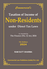 Commercial's Taxation of Income of Non-Residents Indian Under Direct Tax Laws book by Ram Dutt Sharma