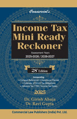 Commercial's Income Tax Mini Ready Reckoner by Dr. Girish Ahuja & Dr. Ravi Gupta
