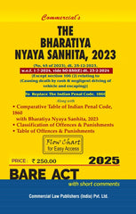 Commercial's Bharatiya Nyaya Sanhita, 2023 Bare Act book