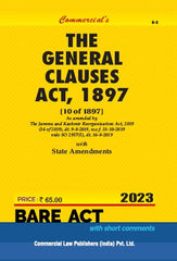 Commercial's General Clauses Act, 1897 Bare Act book