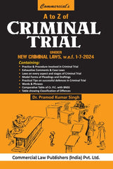 Commercial's A to Z of Criminal Trial Under Criminal Laws book by Dr Pramod Kumar Singh