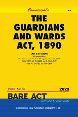 Commercial's Guardians and Wards Act, 1890 Bare Act book