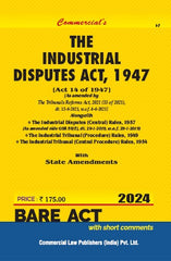 Commercial's Industrial Disputes Act, 1947 Bare Act book