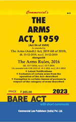 Commercial's Arms Act, 1959 Bare Act book