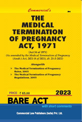 Commercial's Medical Termination of Pregnancy Act, 1971 Bare Act book