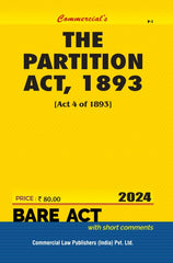 Commercial's Partition Act, 1893 Bare Act book