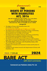 Commercial's Rights of Persons With Disabilities Act, 2016 Bare Act book