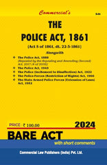 Commercial's Police Acts,1861 Bare Act book