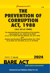 Commercial's Prevention of Corruption Act, 1988 Bare Act book