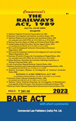 Commercial's Railways Act, 1989 Bare Act book