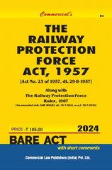Commercial's Railway Protection Force Act, 1957 Bare Act book