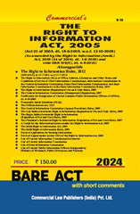 Commercial's Right to Information Act, 2005 alongwith Rules and Allied Act Bare Act book
