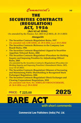 Commercial's Securities Contract Regulation Act, 1956 alongwith Rules As amended by the Finance Act, 2023 Bare Act book