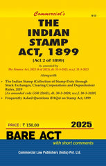 Commercial's Indian Stamp Act, 1899 As amended by The Finance Act, 2023 Bare Act book