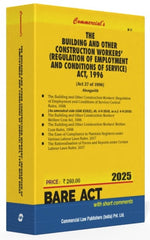 Commercial's Building and Other Construction Workers' (Regulation of Employment and Conditions of Service) Act, 1996 with Rules Bare Act book