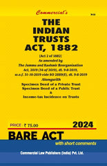 Commercial's Trusts Act, 1882 Bare Act book