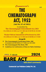 Commercial's Cinematograph Act, 1952 Bare Act book