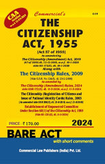Commercial's Citizenship Act, 1955 As amended by The Citizenship (Amendment) Act, 2019 alongwith Rules, 2009 Bare Act book