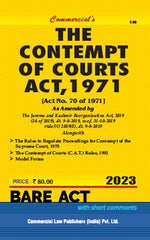 Commercial's Contempt Of Courts Act, 1971 Bare Act book