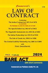 Commercial's Law of Contract Bare Act book