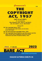 Commercial's Copyright Act, 1957 Bare Act book