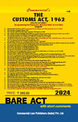 Commercial's Custom Act, 1962 Bare Act book