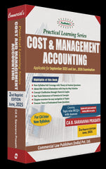 Commercial's Padhuka's (Practical Learning Series) Cost & Management Accounting Book for CA Inter by CA B Saravana Prasath