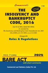 Commercial's Insolvency & Bankruptcy Code, 2016 As amended by the Insolvency and Bankruptcy Code (Amdt.) Act, 2021 (Updated Upto 1-2-2024) Bare Act book