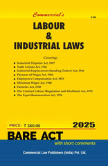 Commercial's Labour & Industrial Laws Bare Act book