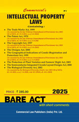 Commercial's Intellectual Property Laws Bare Act book