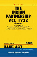Commercial's Indian Partnership Act, 1932 Bare Act book