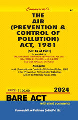 Commercial's Air Prevention and Control of Pollution Act, 1981 Bare Act book