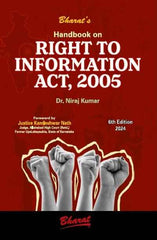 Bharats Handbook on Right to Information Act, 2005 by Dr Niraj Kumar