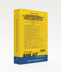 Commercial's Securitisation and Reconstruction of Financial Assets and Enforcement of Security Interest Act, 2002 alongwith Rules and Allied Rules Bare Act book